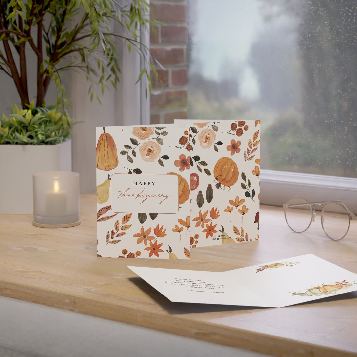 感恩節賀卡 -  Give Thanks in All Circumstances