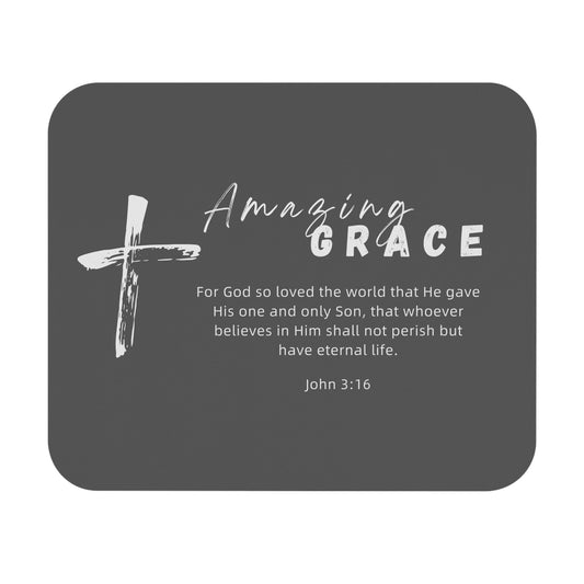 鼠標墊 - Amazing Grace | John 3:16