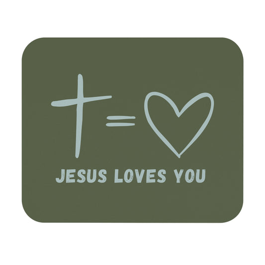 福音鼠標墊 - Jesus Loves You