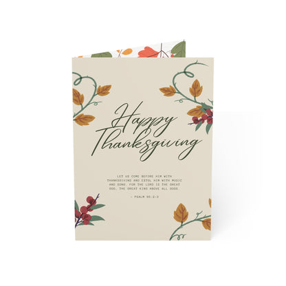 感恩節賀卡 - Psalm 95:2–3