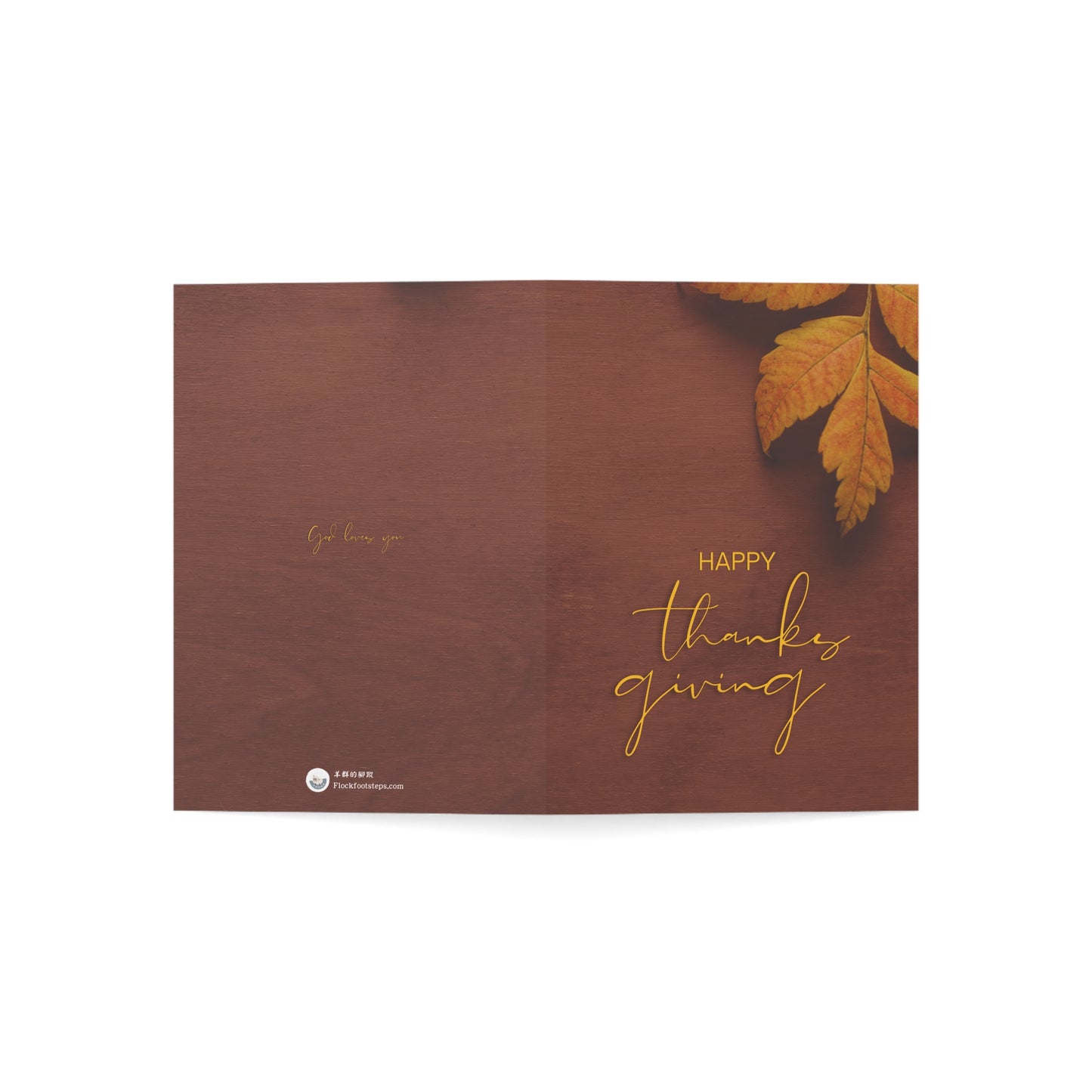 感恩節賀卡 -  Psalm 100:4