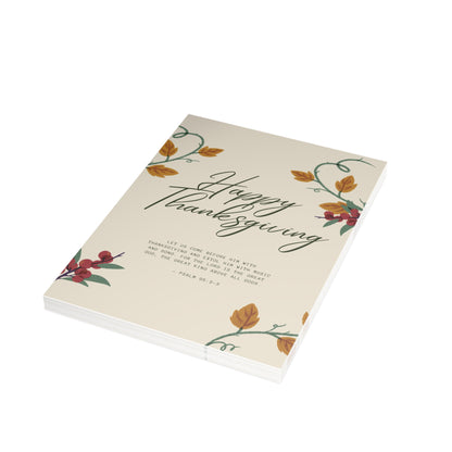 感恩節賀卡 - Psalm 95:2–3