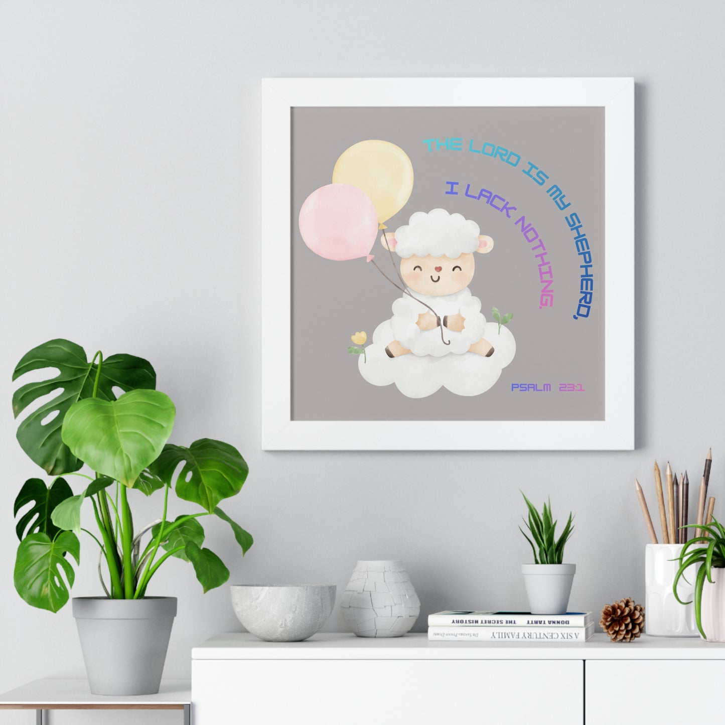 Framed Poster - The LORD is My Shepherd