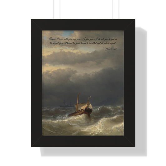 Framed Poster - Peace (John 14:27)