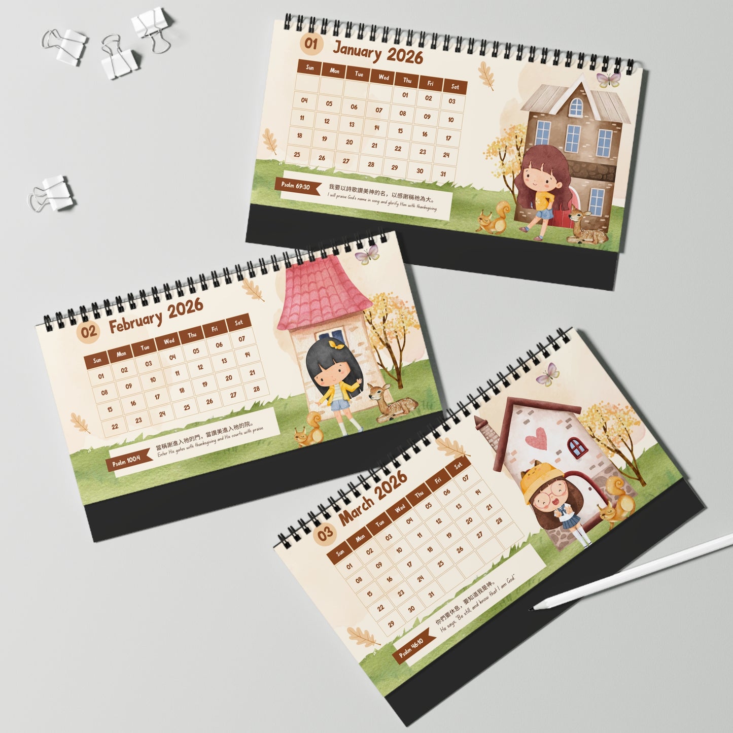 福音台曆 Desk Calendar 2026