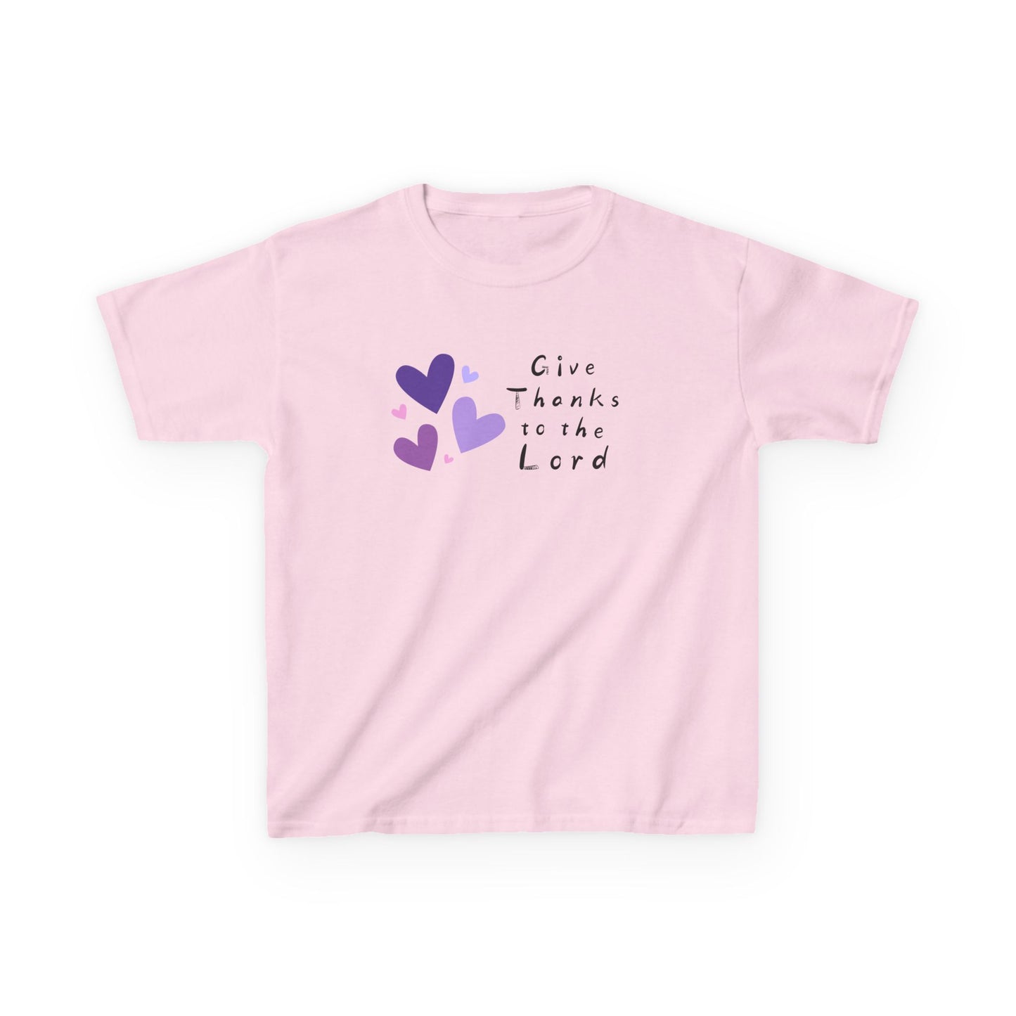 兒童T-Shirt - Give Thanks to the Lord