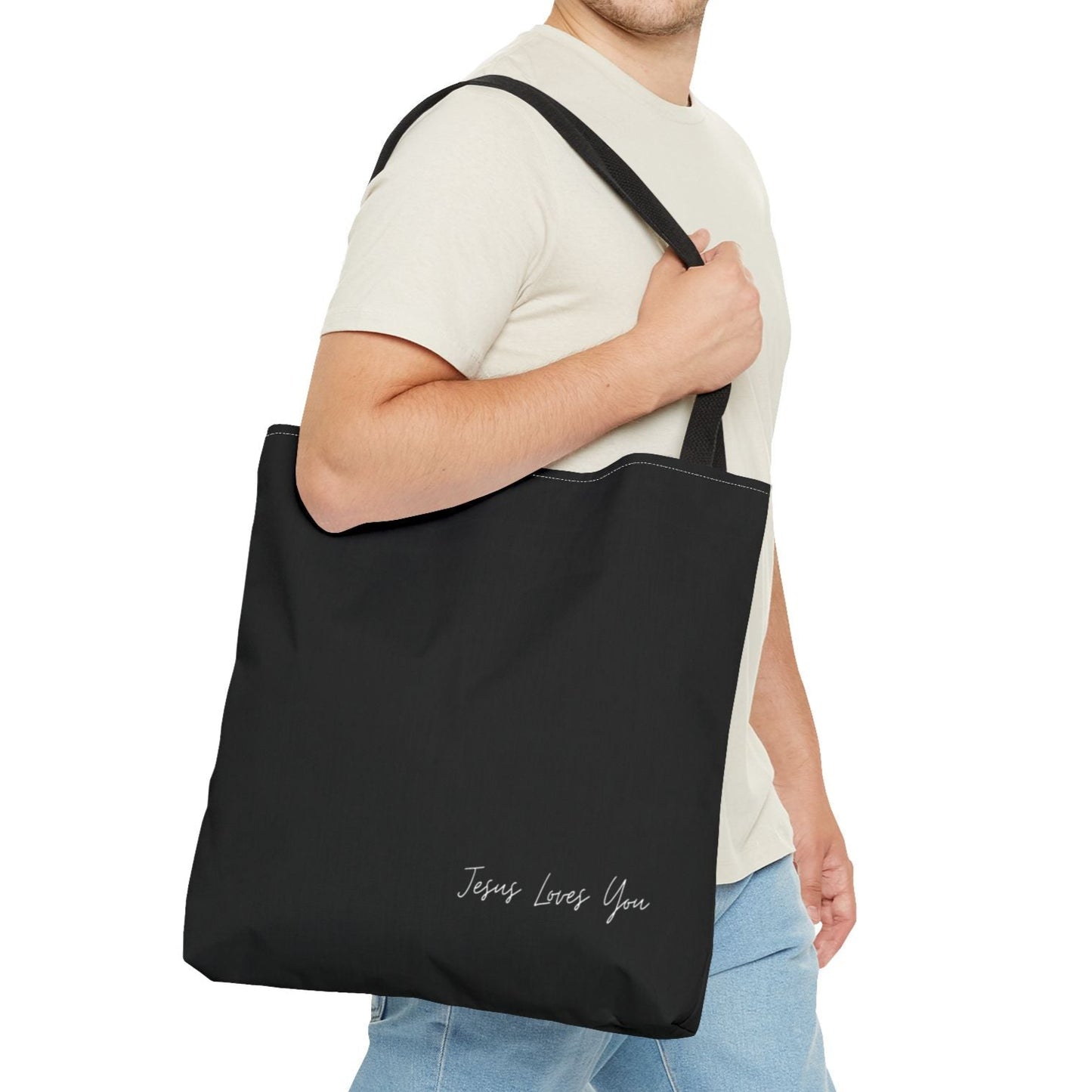 福音手提包 - Jesus Loves You｜黑色