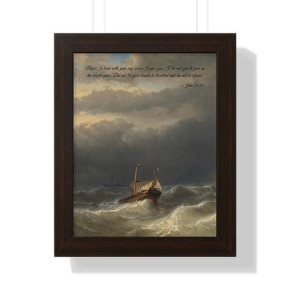 Framed Poster - Peace (John 14:27)