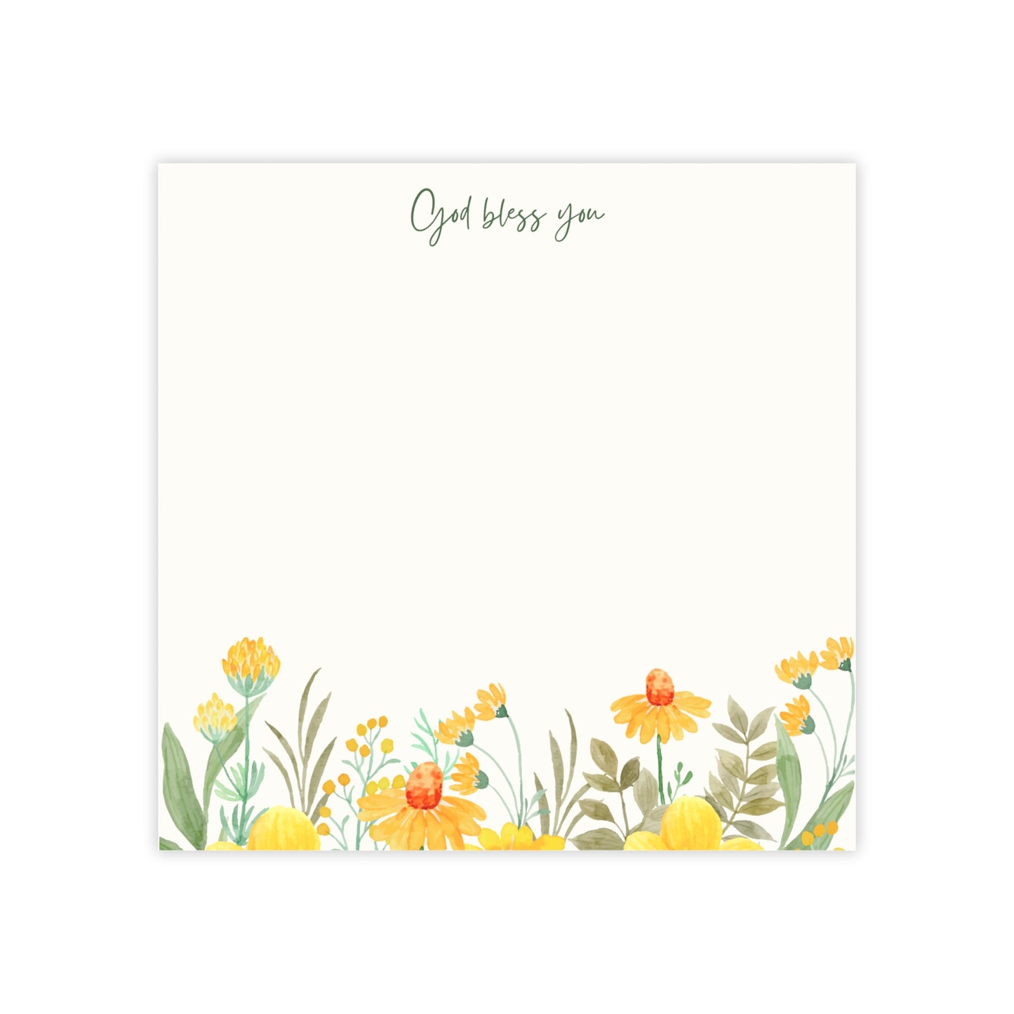 Sticky Notes - God Bless You (Flower)
