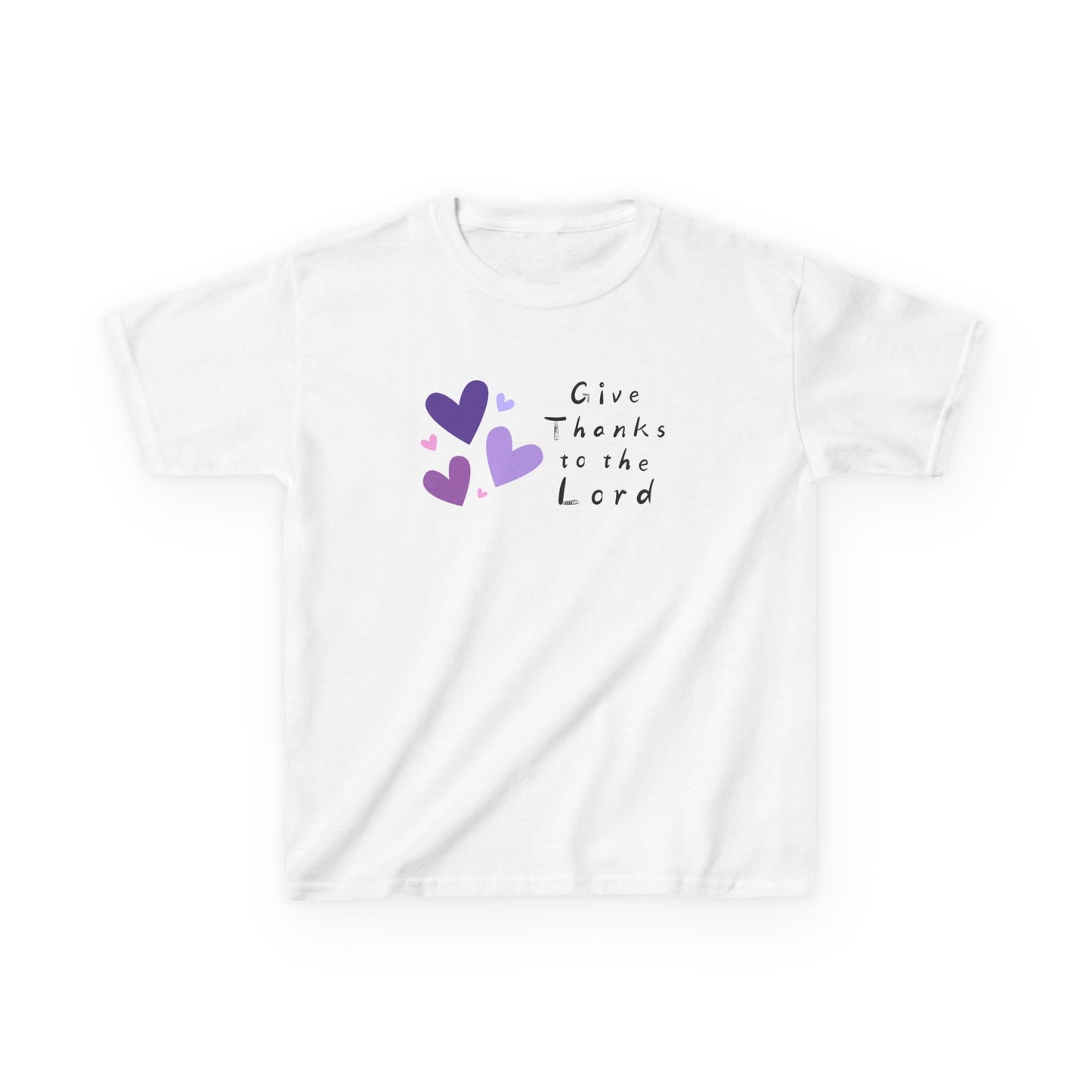 兒童T-Shirt - Give Thanks to the Lord
