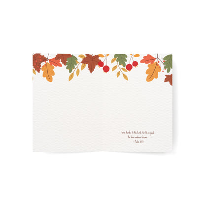 感恩節賀卡 - Psalm 95:2–3