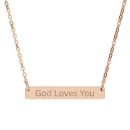 項鍊 Necklace - God Loves You