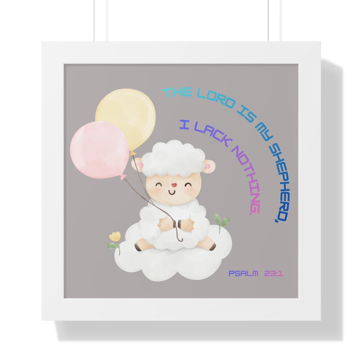 Framed Poster - The LORD is My Shepherd