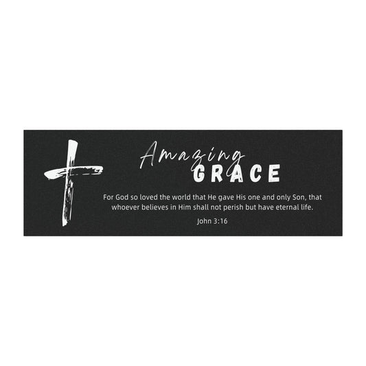 汽車磁鐵 - Amazing Grace | John 3:16