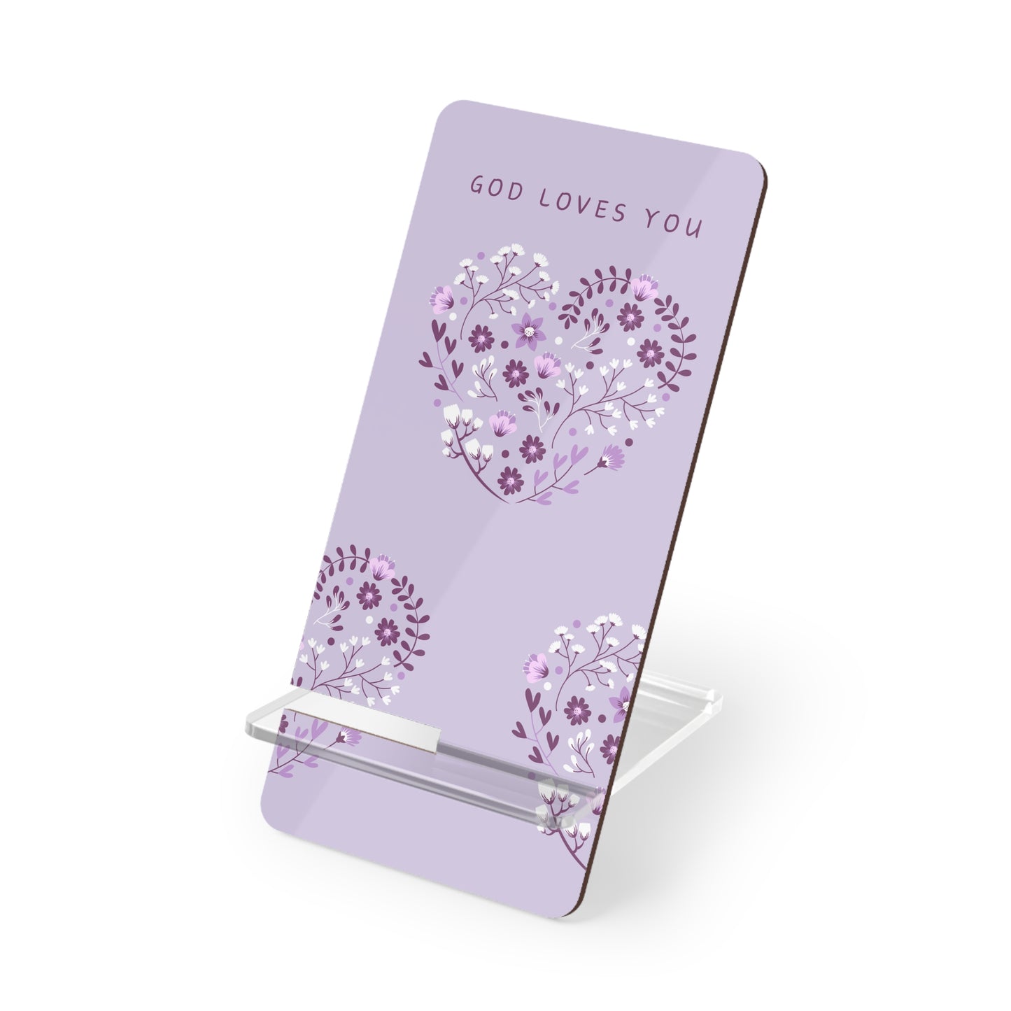 Phone Stand - God Loves You (Purple)