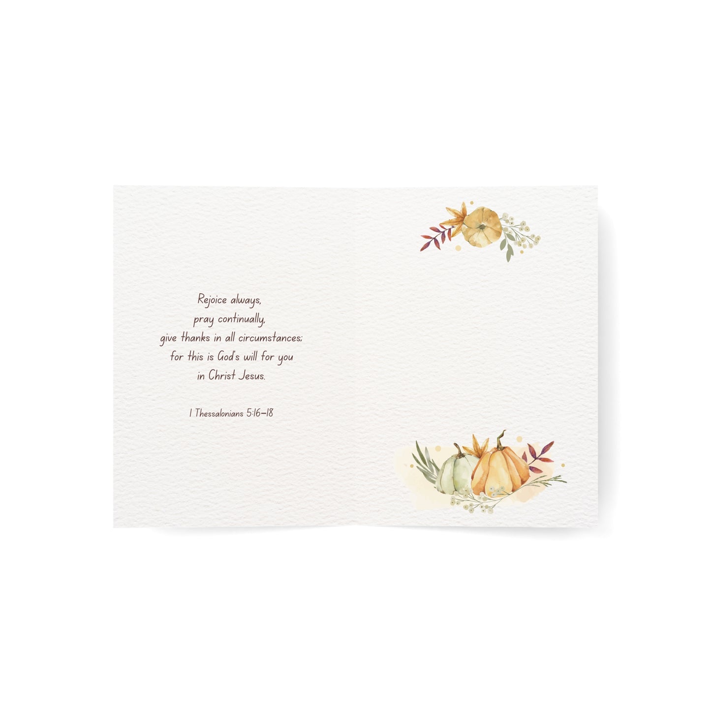 感恩節賀卡 -  Give Thanks in All Circumstances