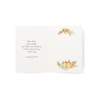 感恩節賀卡 -  Give Thanks in All Circumstances