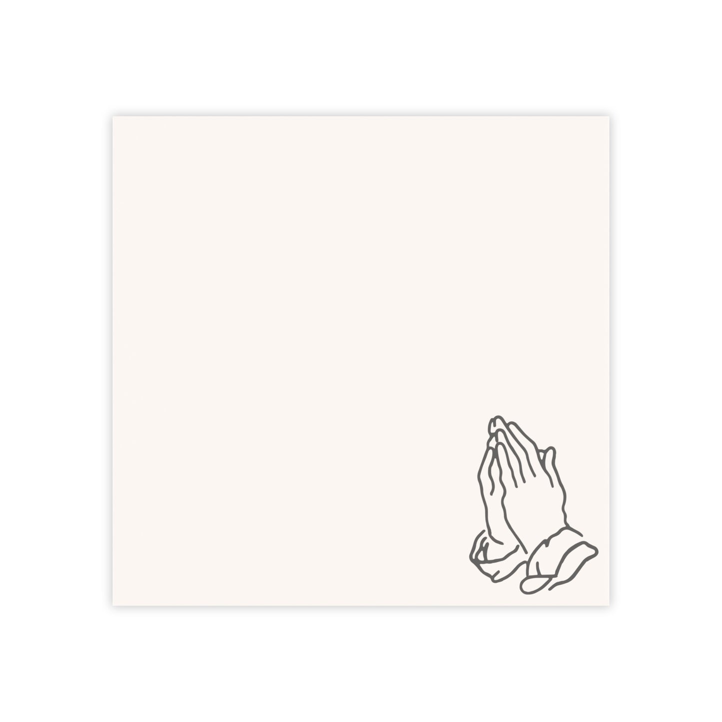 Sticky Notes - Praying Hand
