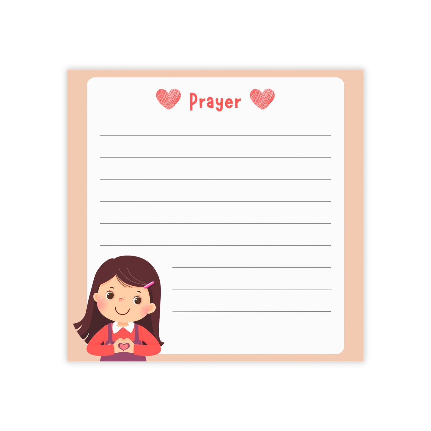 Sticky Notes - Prayer Girl