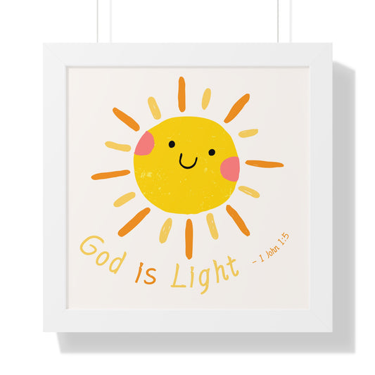 Framed Poster - God is Light