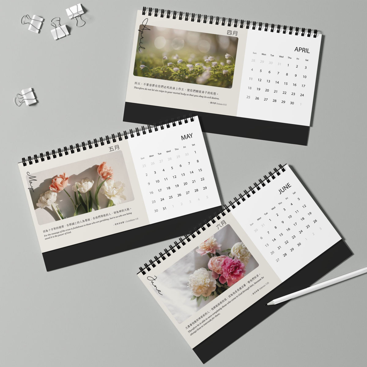 福音經文台曆 Desk Calendar 2027 (大自然版)