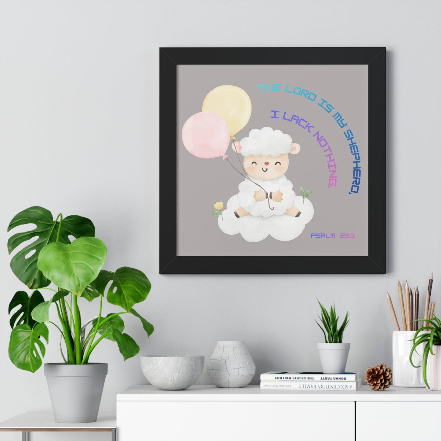 Framed Poster - The LORD is My Shepherd