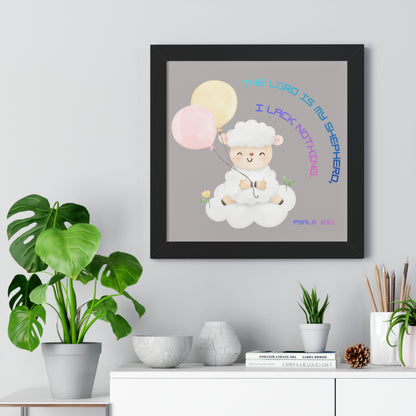 Framed Poster - The LORD is My Shepherd
