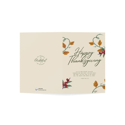 感恩節賀卡 - Psalm 95:2–3