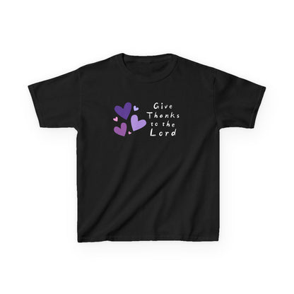 兒童T-Shirt - Give Thanks to the Lord