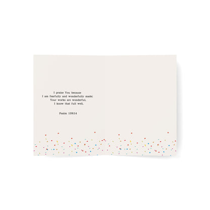 生日賀卡 - Psalm 139:14