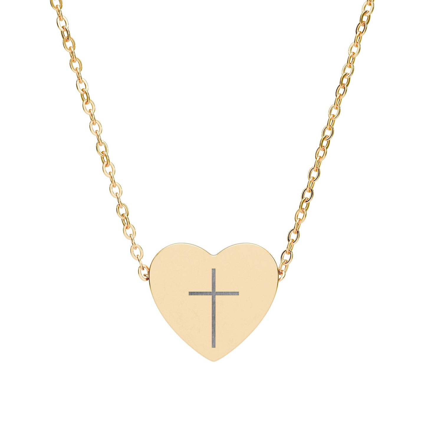 項鍊 Necklace - Cross (Heart shape)