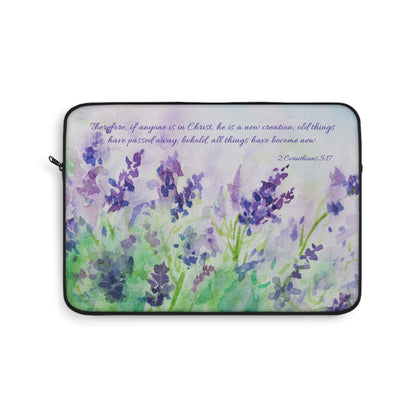 Laptop Sleeve - 2 Corinthians 5:17