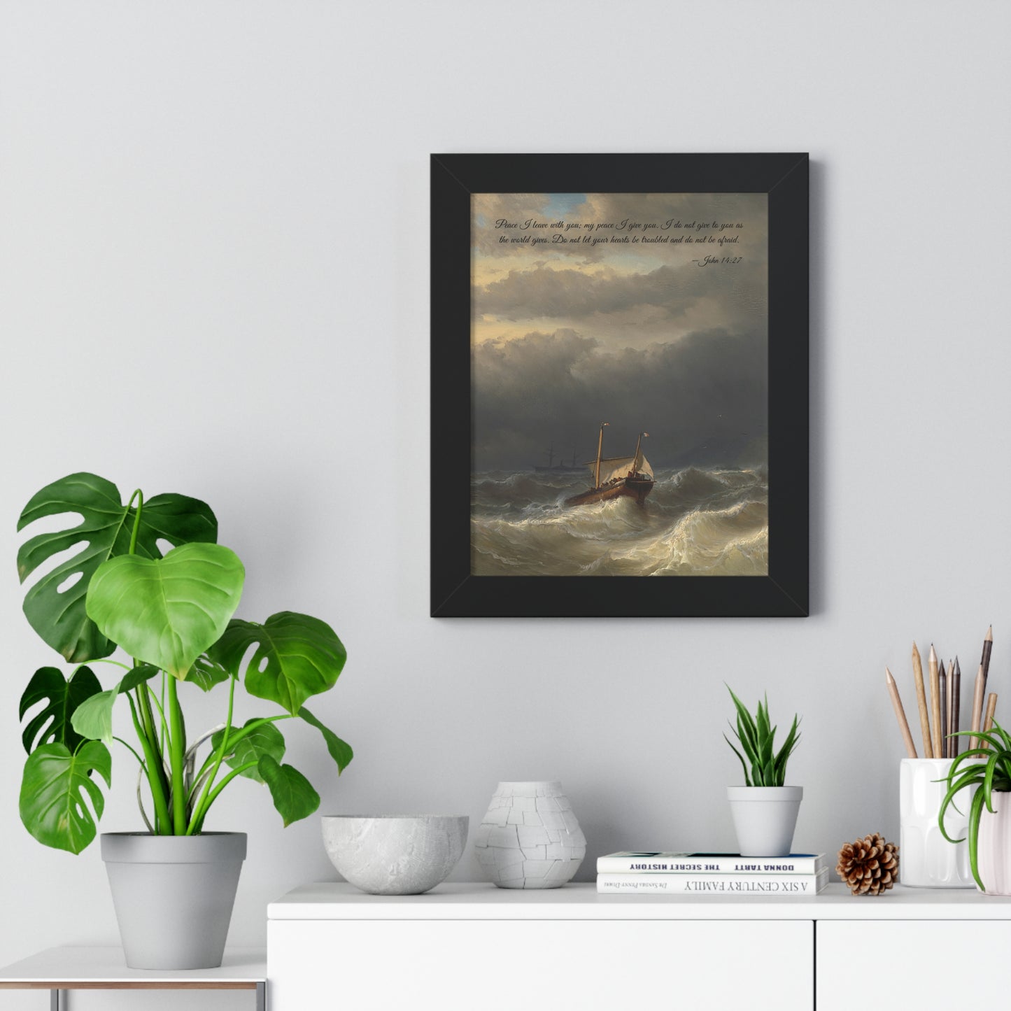 Framed Poster - Peace (John 14:27)