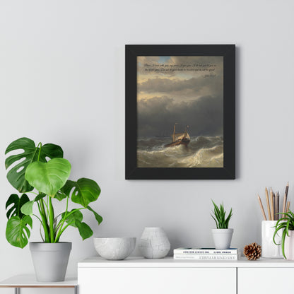 Framed Poster - Peace (John 14:27)