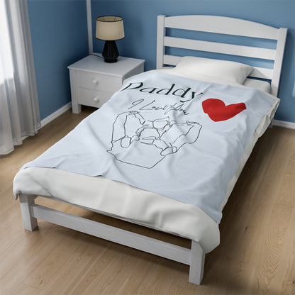 絨面毛毯 - Daddy I Love You