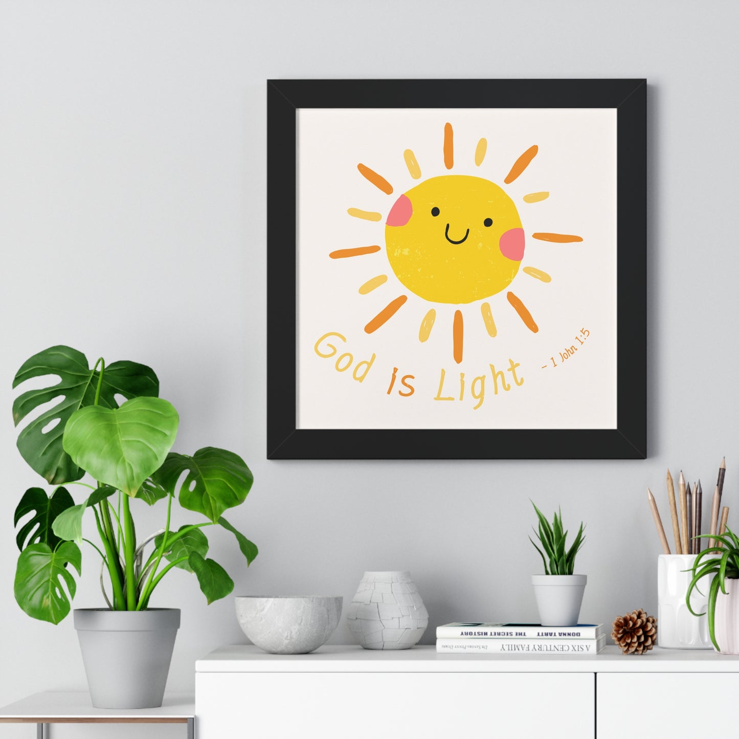 Framed Poster - God is Light