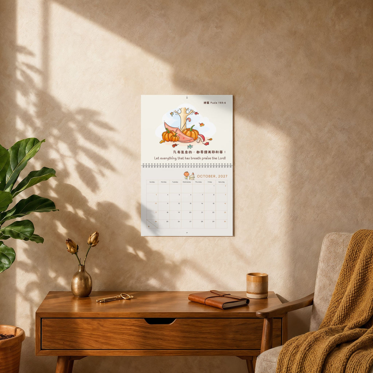 兒童掛曆 Kids Wall Calendar 2027