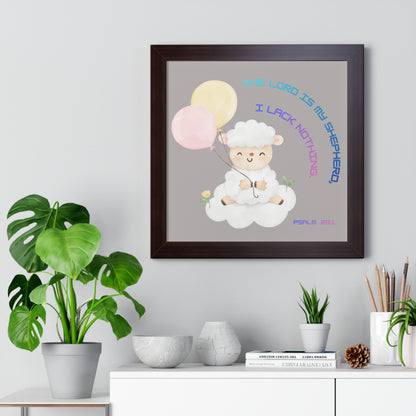 Framed Poster - The LORD is My Shepherd