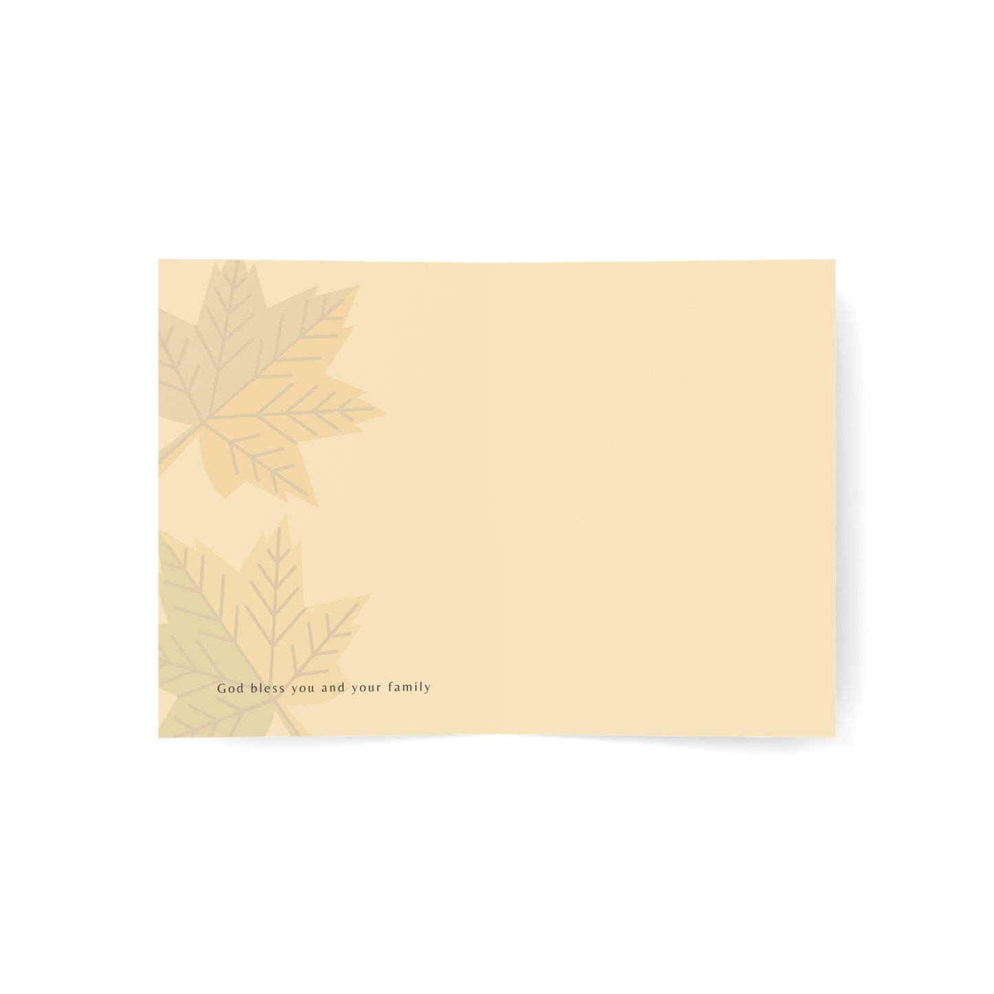 感恩節賀卡 - God Bless You