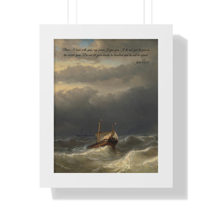 Framed Poster - Peace (John 14:27)