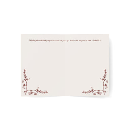 感恩節賀卡 -  Give Thanks in All Circumstances