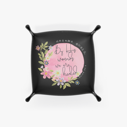 皮革托盤 - 以賽亞書 53:5