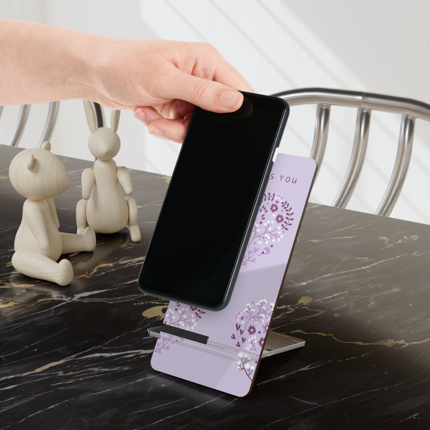 Phone Stand - God Loves You (Purple)