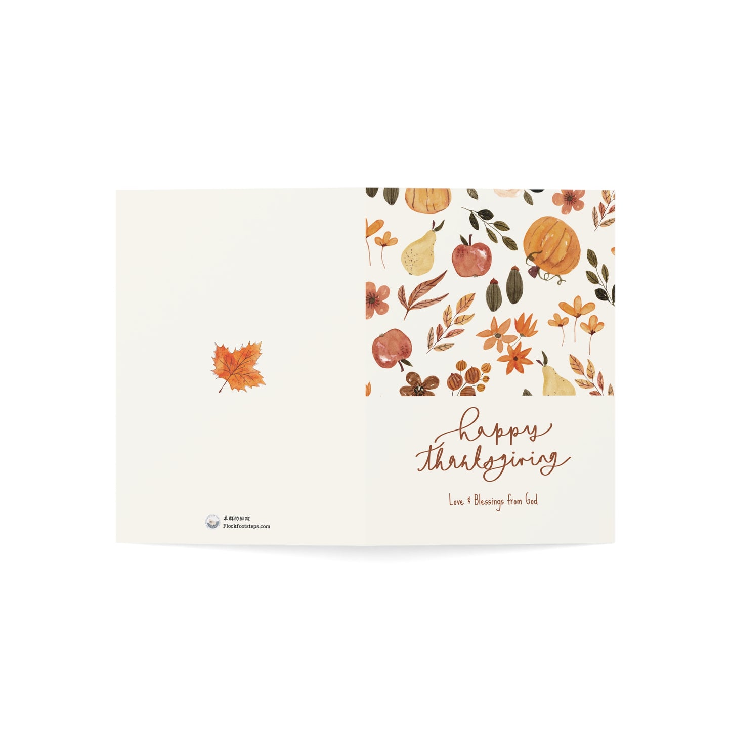 感恩節賀卡 -  Psalm 107:1