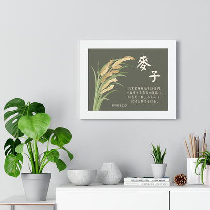 經文框架畫 - 麥子