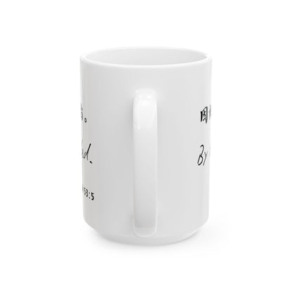 經文水杯 — 因祂受的鞭傷我們得醫治