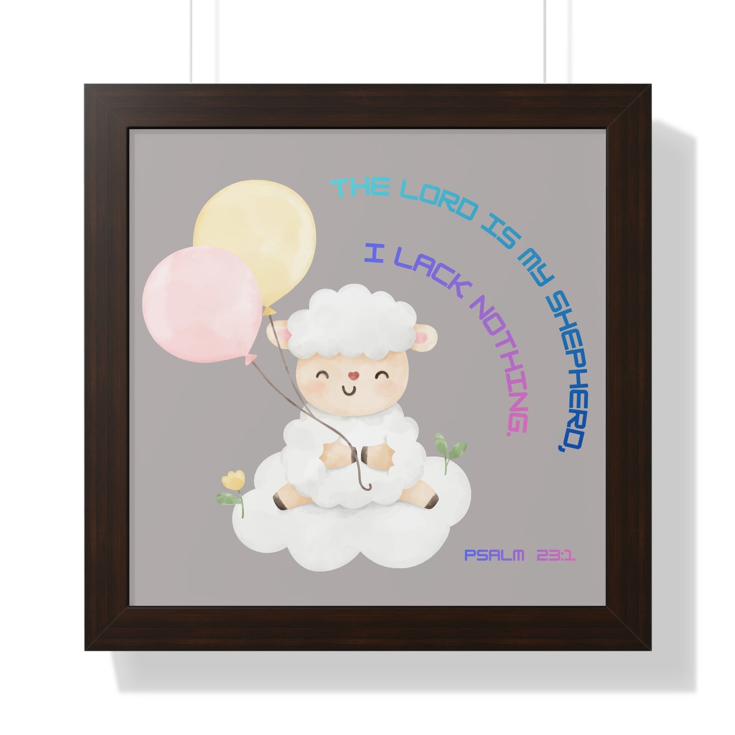 Framed Poster - The LORD is My Shepherd