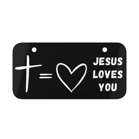 Mini Plate - Jesus Loves You