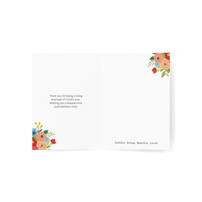 母親節賀卡 - Faithful. Strong. Beautiful. Loved.