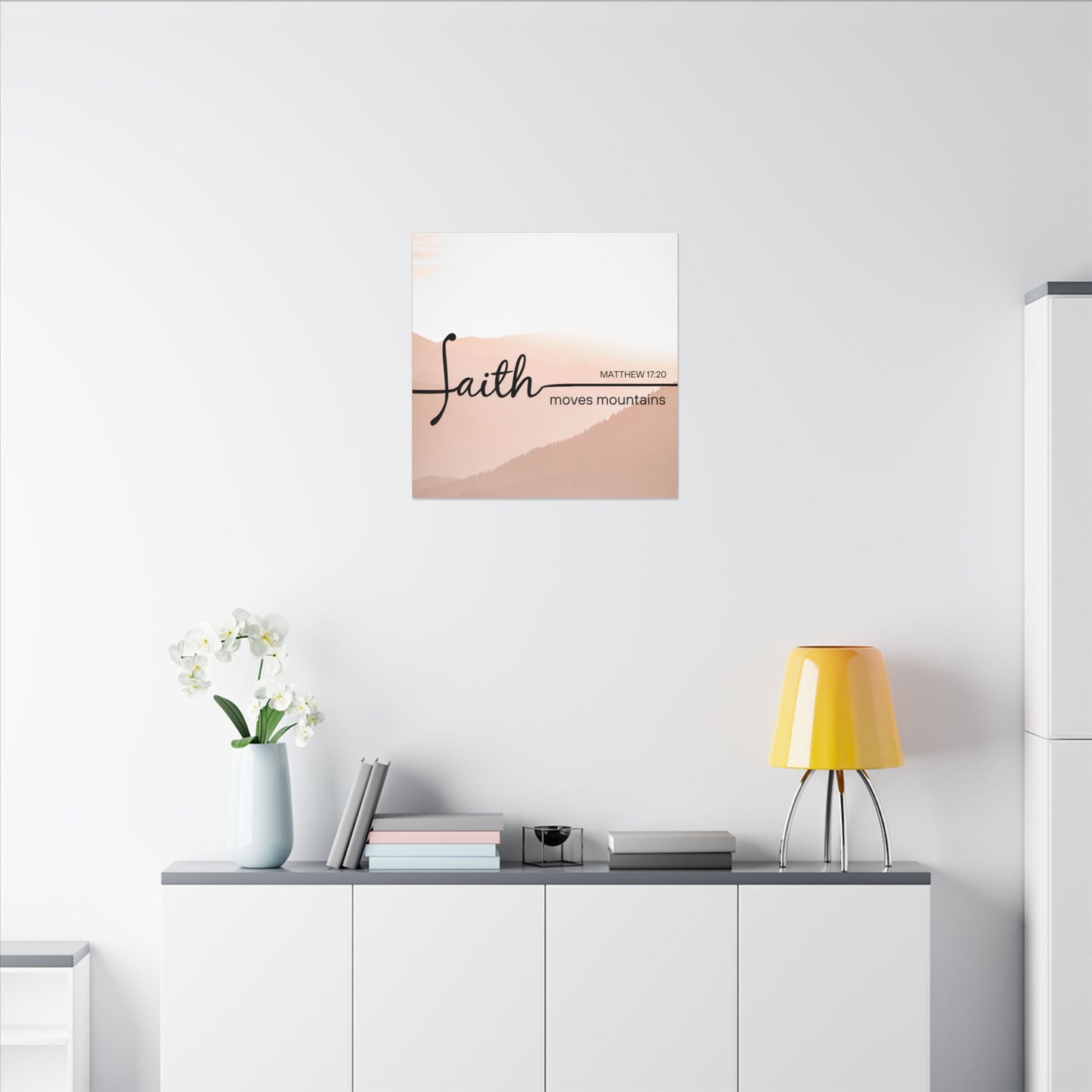 Canvas - Faith Moves Mountains